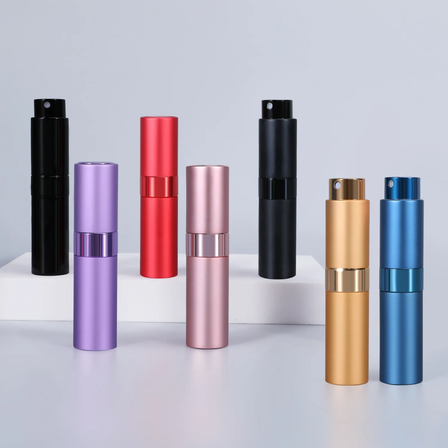 Scent Eliminator Spray - 8ml 금속 알루미늄 리필 가능 향수병