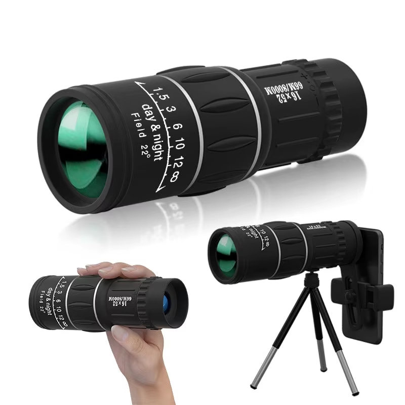Outdoor Hunting Photography - 16x52 단안 망원경 이중 초점 대형