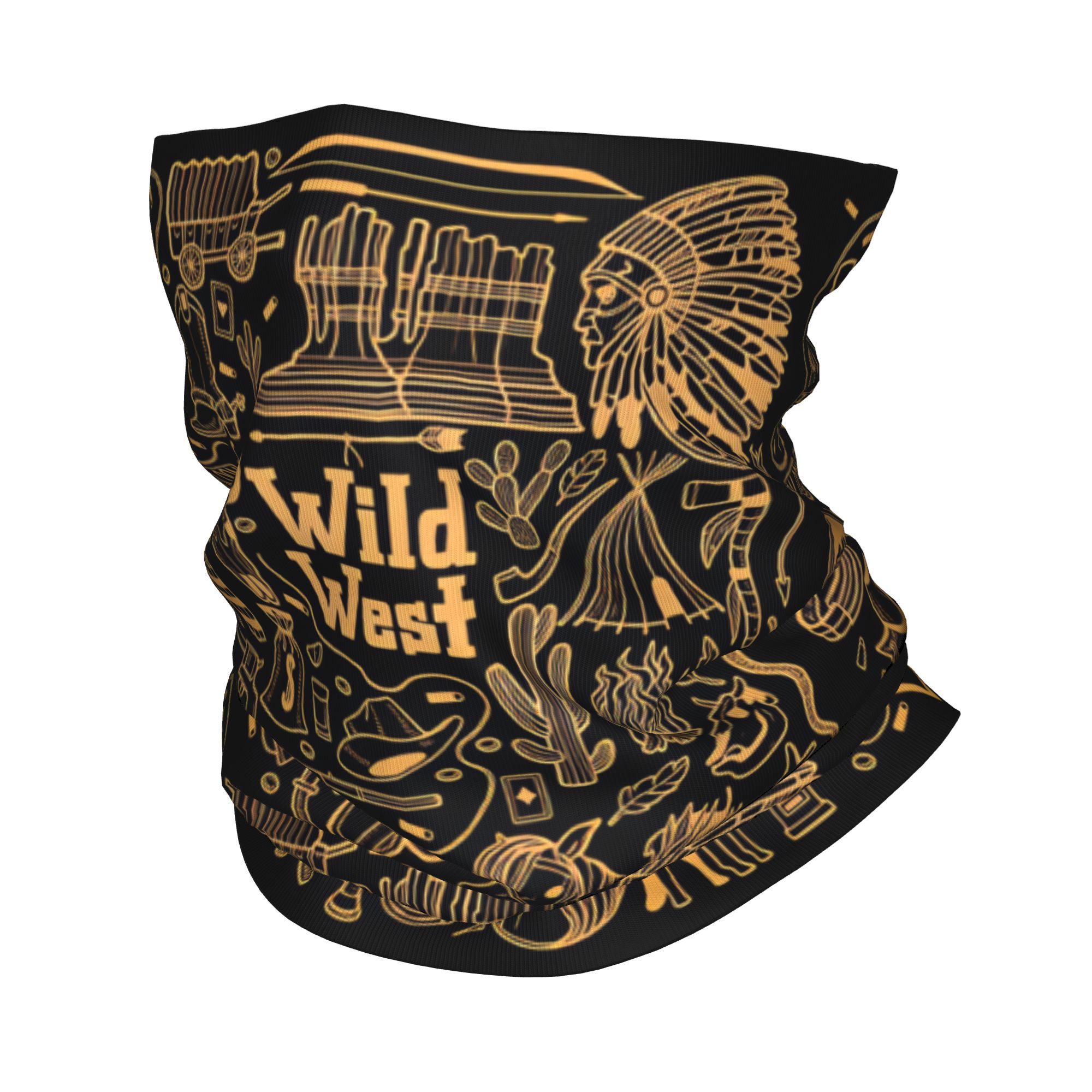Wildman Hunting & Outdoor Nelspruit - 야외 스포츠 발라클라바 와일드 웨스트 라인프린트