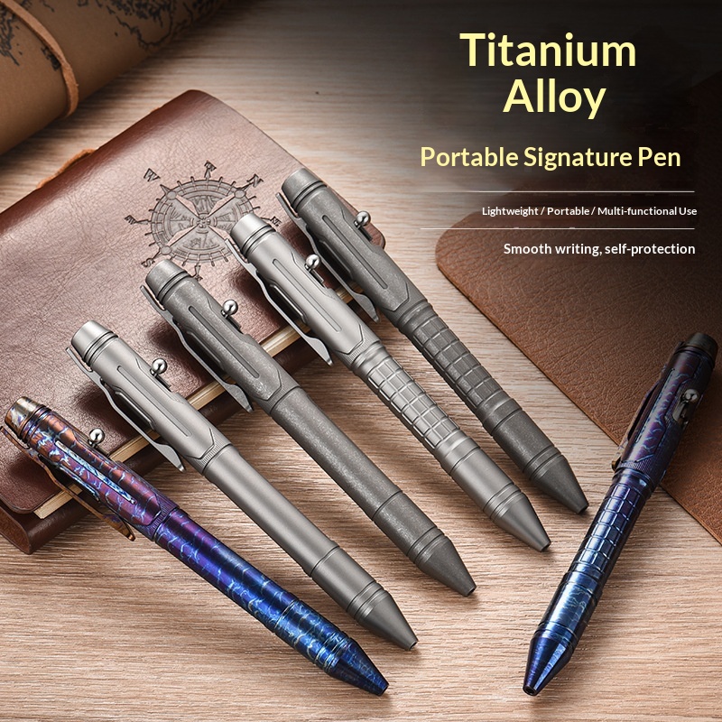 휴대용 티타늄 합금 EDC 전술 펜 도구 텅스텐 팁 비 - Tactical Pen Tool 리뷰 및 가격