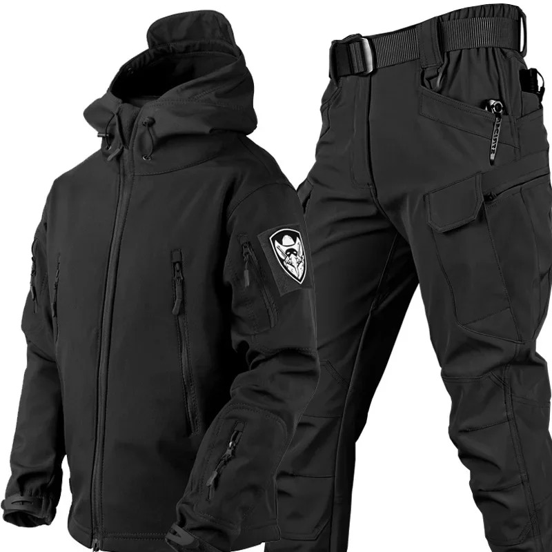 소프트 쉘 카모플라주 재킷 남성용 방수 사냥복 따뜻한  - Outdoor Hunting Hoodie 리뷰 및 가격