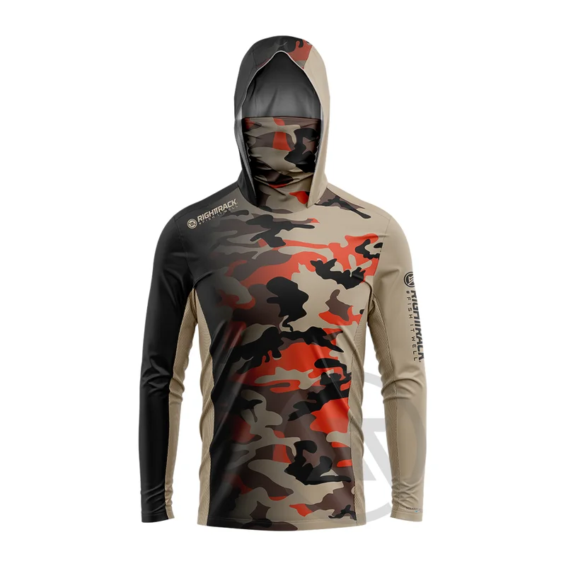 라이트트랙 마스크 후드 낚시복 UPF50 자외선 차단  - Outdoor Hunting Hoodie 리뷰 및 가격