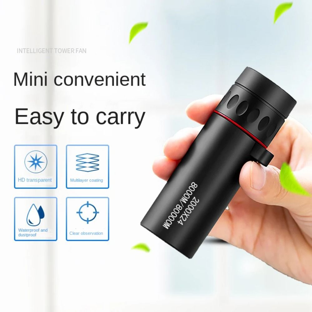 고품질 2000x24 단안 망원경 줌 미니 휴대용 망원 - Monocular Night Vision 리뷰 및 가격