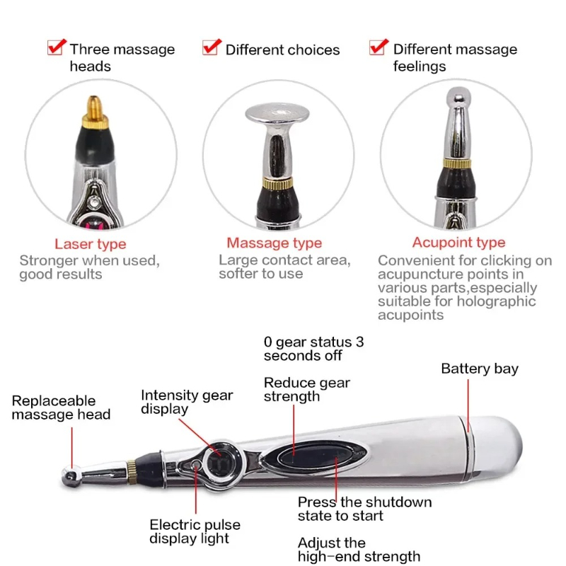 3/5-in-1 마사지 침술 펜 전자 침술 포인트 펜  - Tactical Pen Tool 리뷰 및 가격