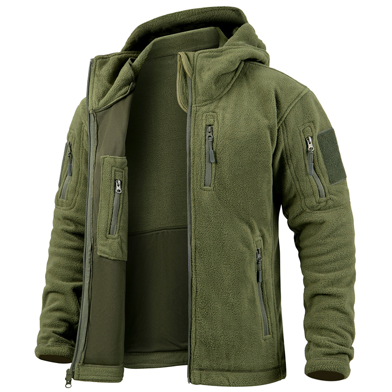남성용 전술 플리스 재킷 겨울용 따뜻한 풀 집업 밀리터 - Outdoor Hunting Hoodie 리뷰 및 가격