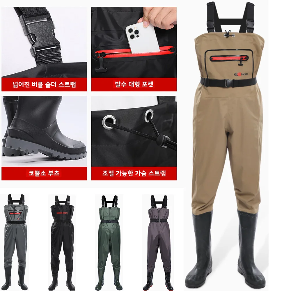 방수 낚시 바지 신발 부츠 웨이더 세트 두꺼운 의류 남 - Fishing Waders Breathable 리뷰 및 가격