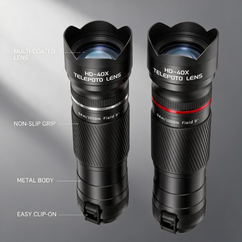 HD-40X 스마트폰용 망원 렌즈 (콘서트, 사냥, 야 - Outdoor Hunting Photography 리뷰 및 가격