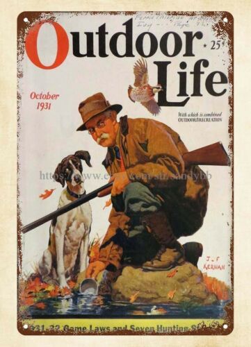 집 내부 1931년 야외 생활 잡지 표지 메추라기 사냥 - Outdoor Hunting House 리뷰 및 가격
